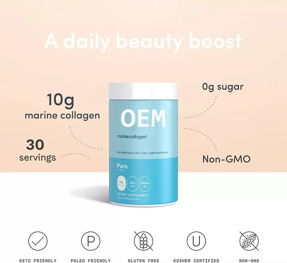 Ocean collagen protein powder