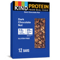 KIND Protein Bars Dark Chocolate Nut Healthy Snacks Gluten Free 12g Protein 12 Count