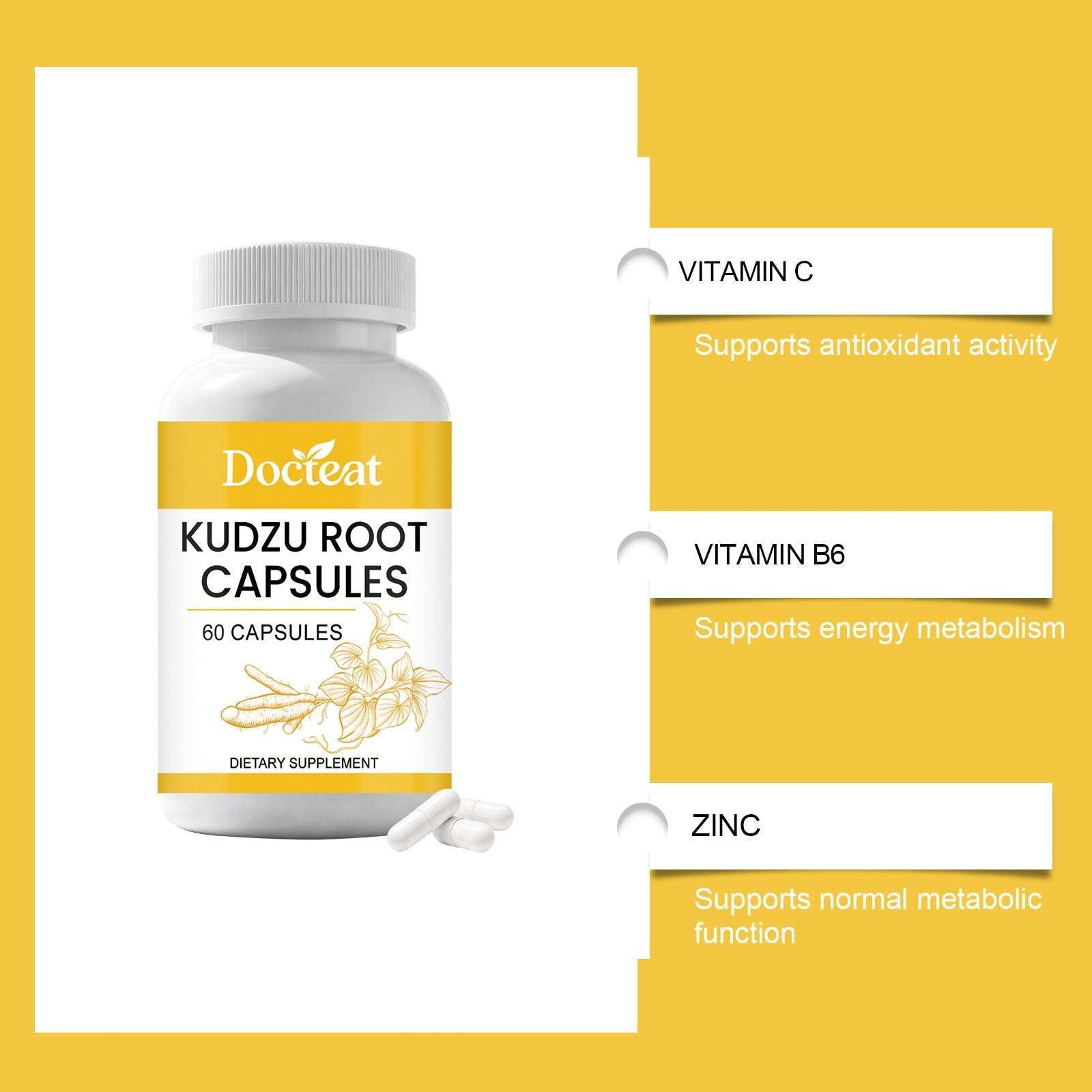 Immune support supplement capsules - view 2