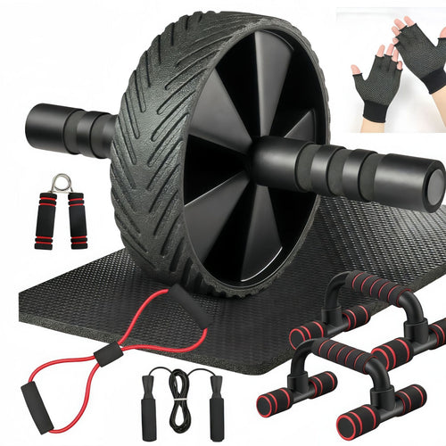 Abdominal Wheel Fitness Combo Set with Accessories