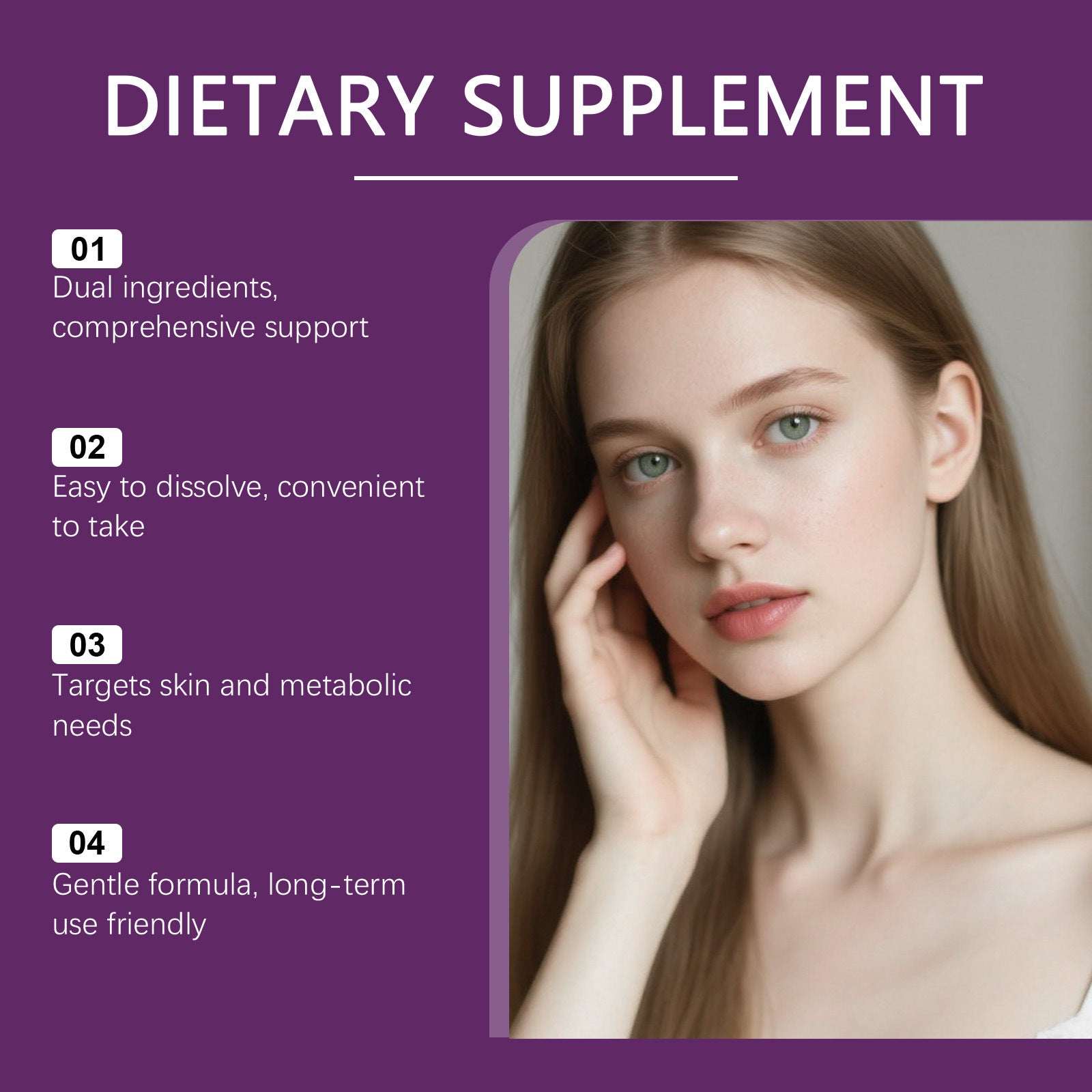 Type I and III collagen protein powder - view 2