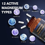 Magnesium Glycinate Capsules Vegetarian Supplement