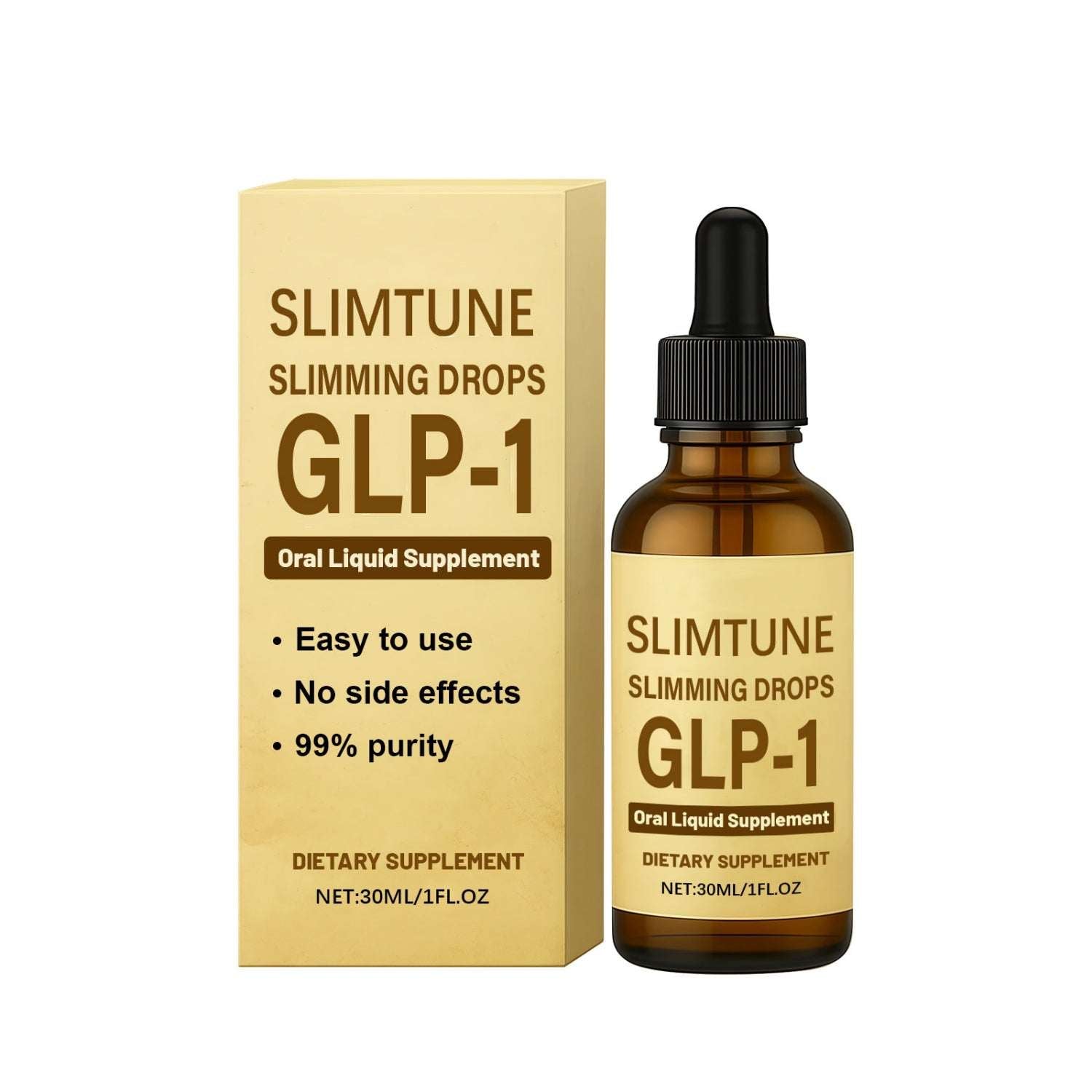 Weight management drops bottle