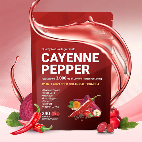 Cayenne Pepper Dietary Supplement Softgels