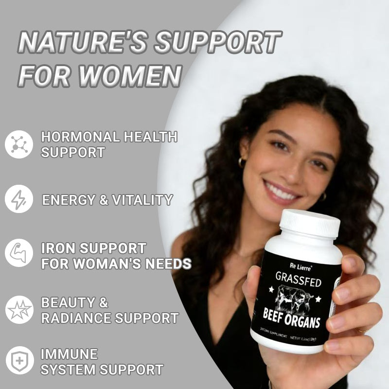 Grass fed beef organ supplement capsules - view 2